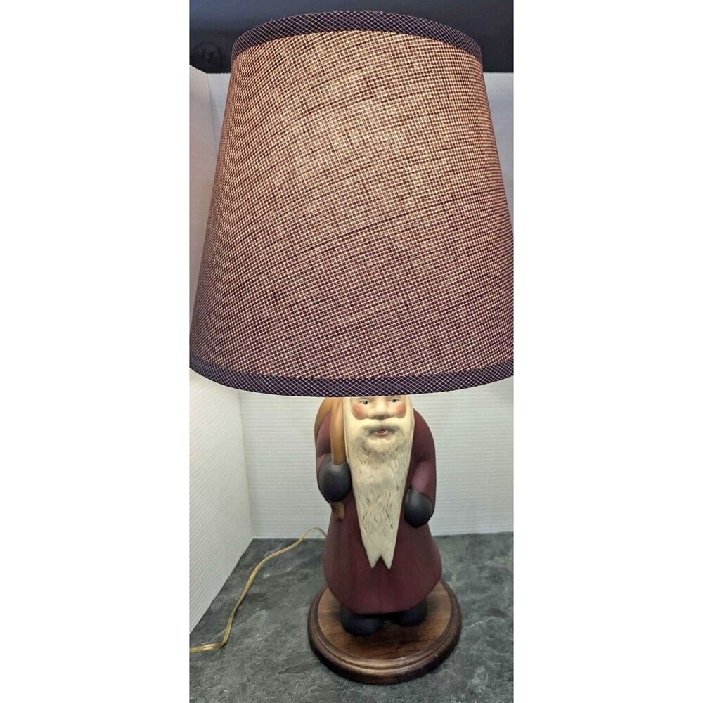 Walnut Ridge Collectibles Santa Lamp Kathi Lorance Bejma Chalkware Belsnickle